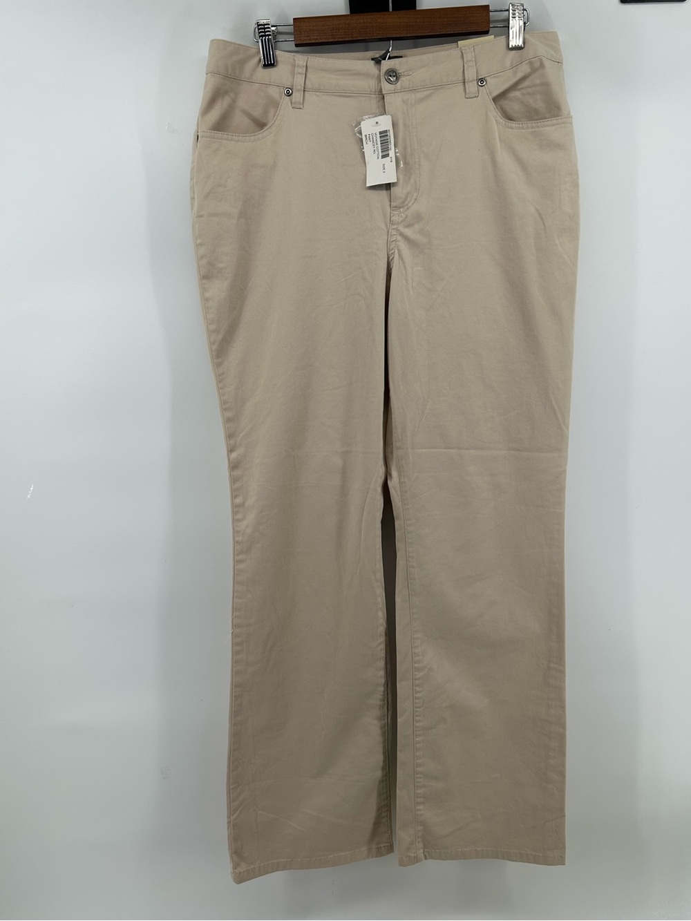 Chico's Voyage COTTON Chancy Pants Women's Size 12 NWT  Lightweight Timeless